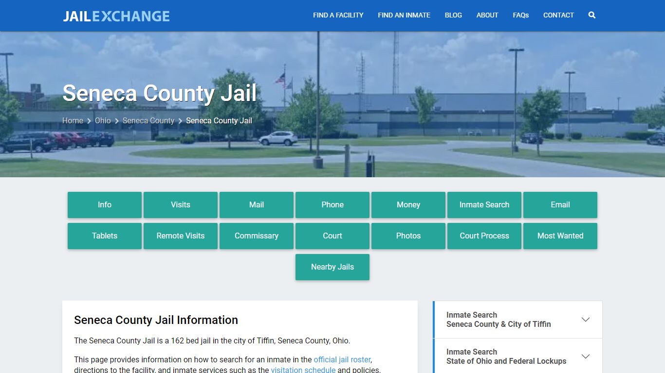 Seneca County Jail, OH Inmate Search, Information